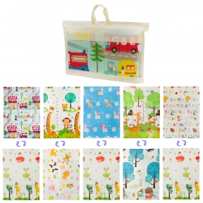 Дитячий ігровий килимок термо двохсторонній складний 117-176см, K6601