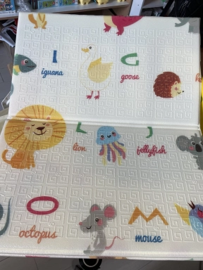 Дитячий ігровий килимок термо двохсторонній складний 117-176см, K6601