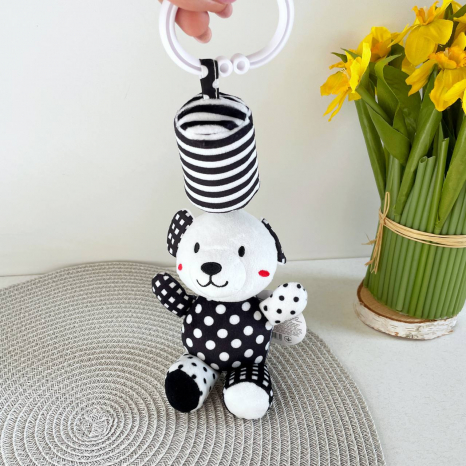Підвіска на візок тваринка, брязкальце, плюш, K8BW1-4ABCD