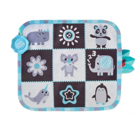 Двосторонній розвиваючий килимок для малюків тактильний з дзеркалом Kids Hits KH06/005