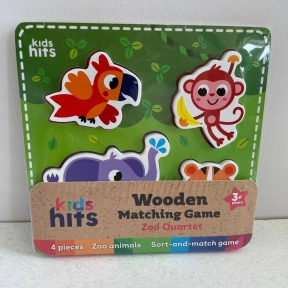 Деревянная рамка вкладыш Африканские животные KidsHits KH20/035