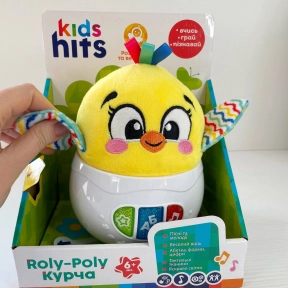 Інтерактивна неваляшка Курча, музика, пісні, мякі, тканеві частини, Kids Hits KH64/002