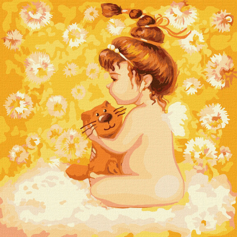 Картина за номерами - Малятко ©Katya Dudnik. KHO2385