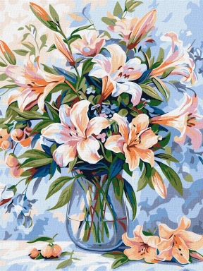 Картина за номерами - Квіткова поема, 30х40см, Ideyka, KHO3281