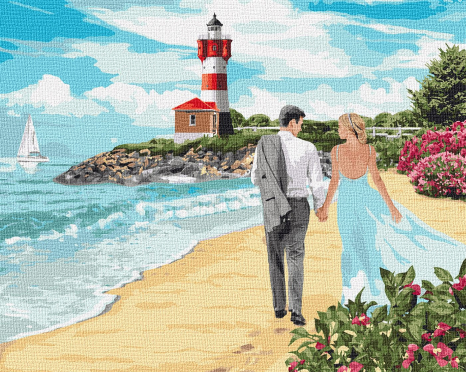Картина за номерами "Маяк кохання" KHO4784