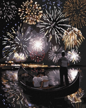 Картина по номерам "Романтическая Венеция", Идейка, KHO4850