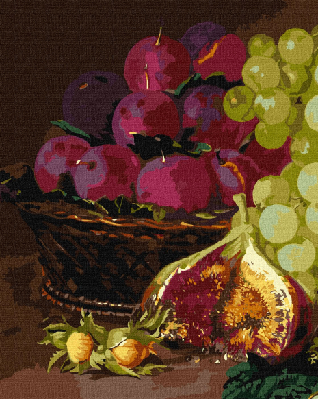 Картина за номерами  Натюрморт "Шедевр в деталях", Ідейка KHO5664