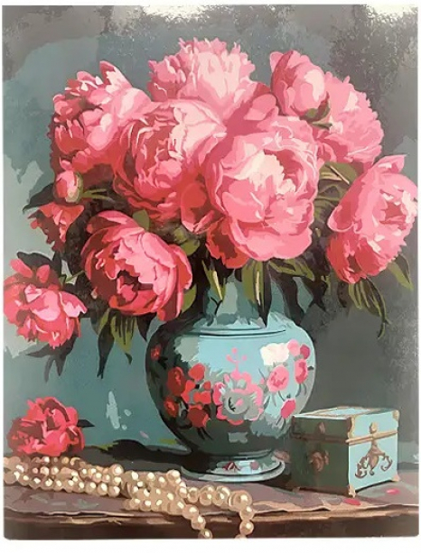 Картина за номерами "Мелодія квітів", Ідейка, KHO5711