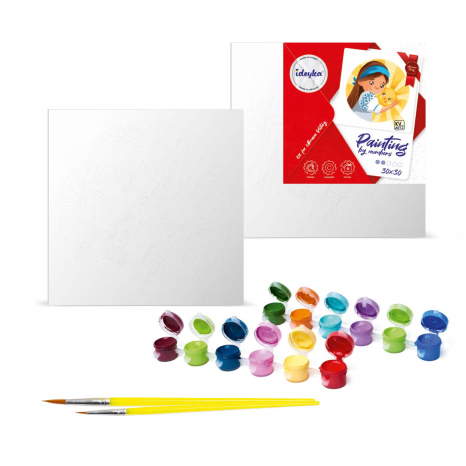 Дитяча картина по номерам Захоплюючий політ KHO6109 25х25см IDEYKA