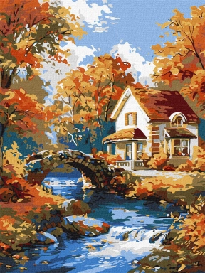 Картина по номерам "Уют в природе" 30х40см KHO6354