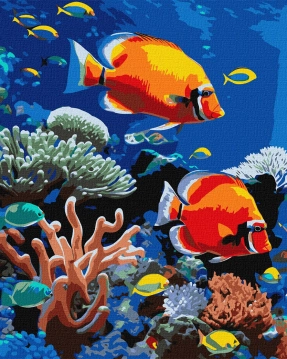 Картина за номерами Яскравий риф 40х50см KHO6703 Ideyka