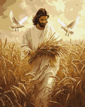 Картина за номерами Жнива віри 40х50см. KHO8532 Ideyka