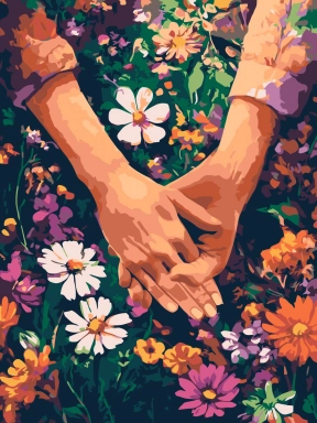 Картина по номерам Держи меня крепко 30х40см Идейка KHO8618