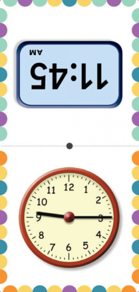 Навчальна гра. Математичне доміно. Вивчаємо час (укр) Кенгуру КН1348003У