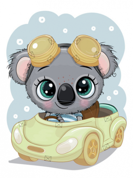 Об'ємні аплікації. Пухнасті малюки. Кенгуру