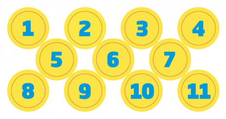 Книжка у кишеню з наліпками. Весела лічба (Укр) КН1685005У Кенгуру