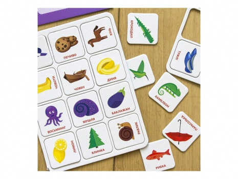 Логічна розвиваюча гра. Вивчай кольори. 24 картки (Укр) КН918001У Кенгуру