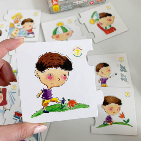 Пазли - протилежності. Правильно-неправильно. На вулиці (Укр) КН973001У Кенгуру