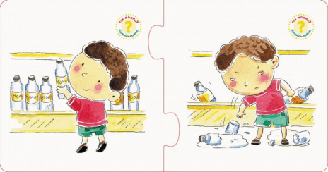 Пазли - протилежності. Правильно - неправильно. У магазині. Ранок