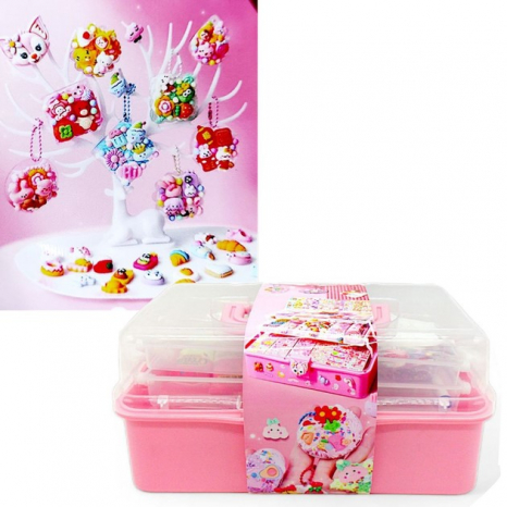 Дитячий набір для дівчаток Cream Guka Set в саквояжі 258 деталей L5271