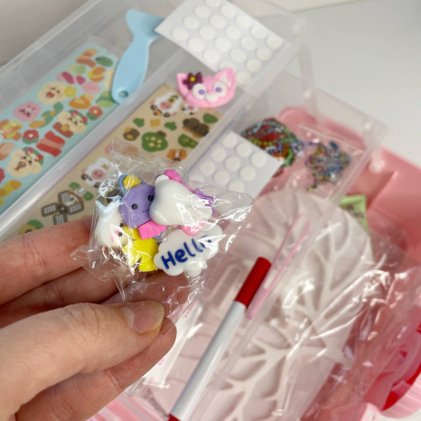 Дитячий набір для дівчаток Cream Guka Set в саквояжі 258 деталей L5271