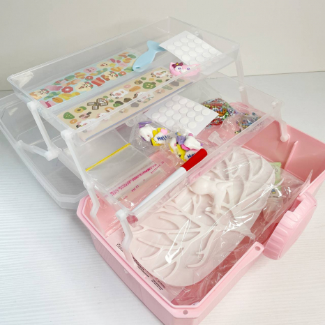 Дитячий набір для дівчаток Cream Guka Set в саквояжі 258 деталей L5271