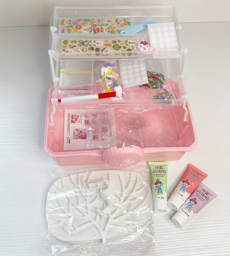 Дитячий набір для дівчаток Cream Guka Set в саквояжі 258 деталей L5271