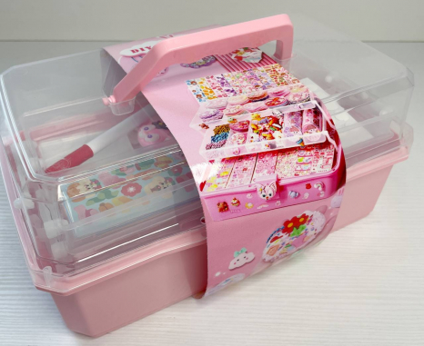 Дитячий набір для дівчаток Cream Guka Set в саквояжі 258 деталей L5271