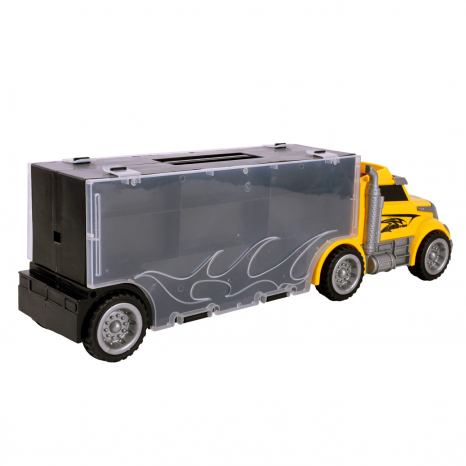 Іграшковий трейлер з набором машинок LH638