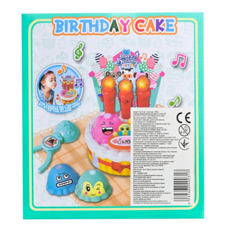 Ігровий набір Святковий тортик (свічки, декор, світлові та звукові ефекти)