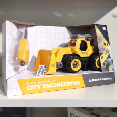 Автомобіль - конструктор Трактор, Бульдозер, LM8013-SZ-1