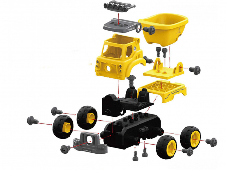 Автомобіль - конструктор Самоскид, LM8016-SZ-1