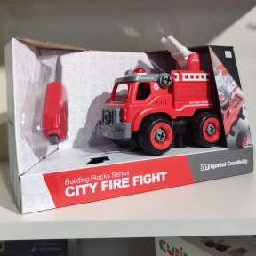 Автомобіль - конструктор Пожежна машина, LM8032-SZ-1