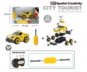 Дитяча іграшка Автомобіль - конструктор Таксі, LM8071-SZ-1