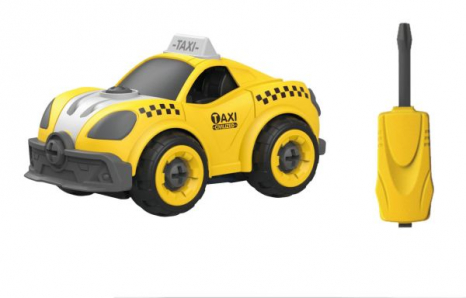 Детская игрушка Автомобиль – конструктор Такси, LM8071-SZ-1