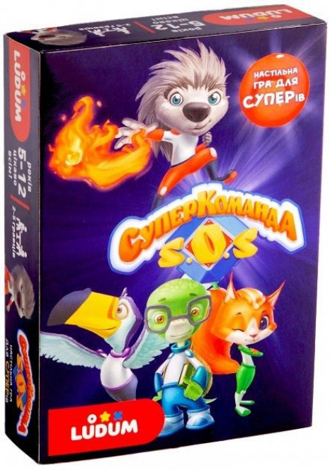 Настільна сімейна гра "Суперкоманда SOS" LS3046-52 Ludum
