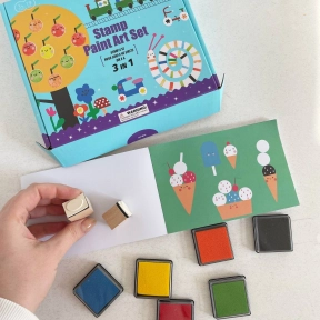 Творчий набір для малювання пальчиками і штампами Tookyland