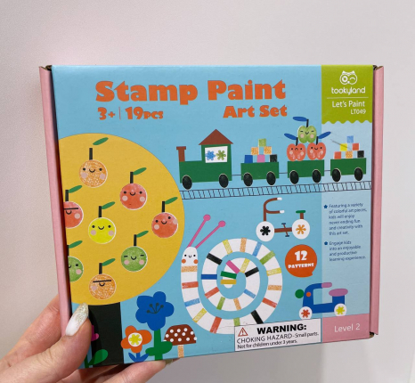 Творчий набір для малювання пальчиками і штампами Tookyland