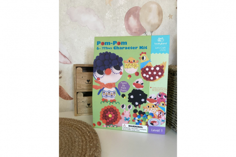 Набір для дитячої творчості з помпонами Тварини Tooky Land LT079