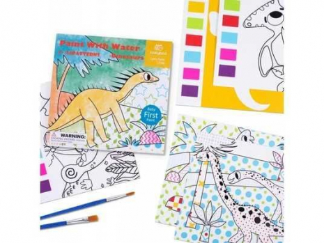 Набір акварельних водних розмальовок Динозаври TookyLand