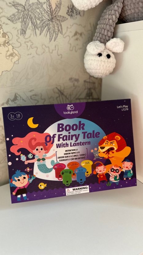 Детский фонарик-проектор со сказками и театром теней TookyLand LT279