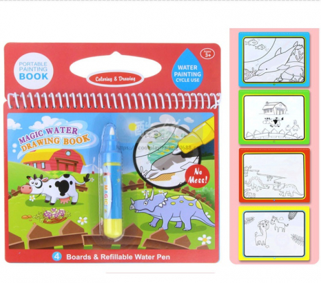 Книжка Тварини та їх середовище LT3955-04 для малювання водою