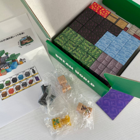 Магнитный конструктор 72 элементов, фигурки героев, LZCK 067