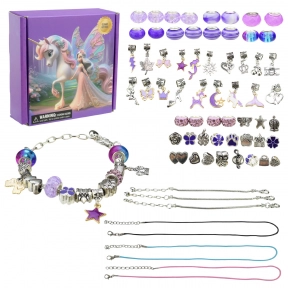 Набор для создания украшений детский (бусины, подвески, в коробке) LZCZ004-A