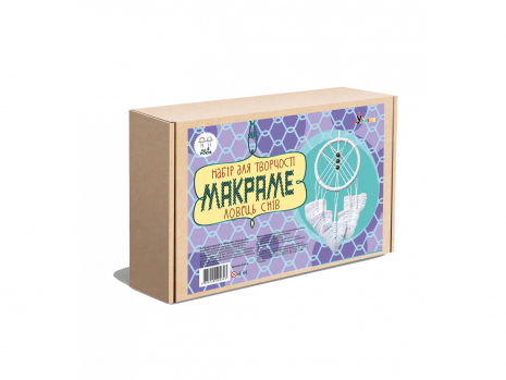 Набір для дитячої творчості Макраме "Ловець снів" Умняшка М-002