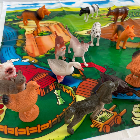 Фігурки  тварин Ферма (свійські тварини) 20 штук в наборі HU M 0256 U/R