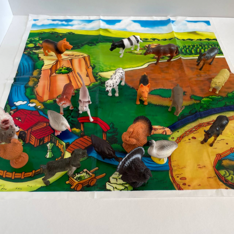 Фігурки  тварин Ферма (свійські тварини) 20 штук в наборі HU M 0256 U/R