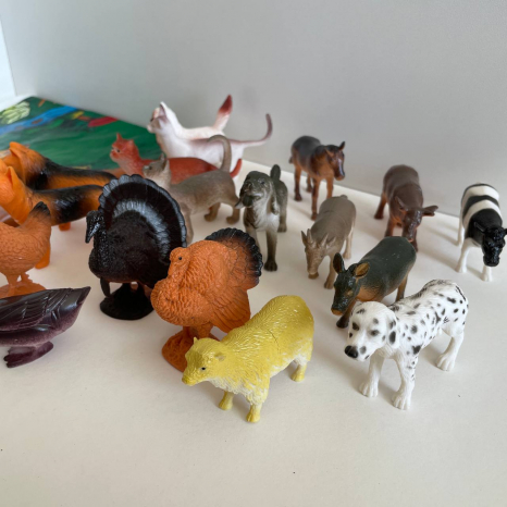 Фігурки  тварин Ферма (свійські тварини) 20 штук в наборі HU M 0256 U/R