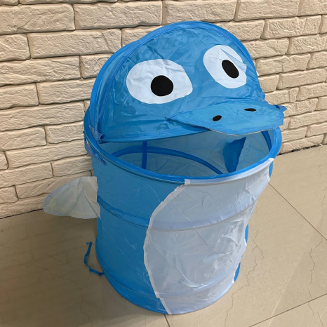 Корзина для игрушек в форме бочки - животного Акула,  M 0282