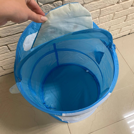 Корзина для игрушек в форме бочки - животного Акула,  M 0282